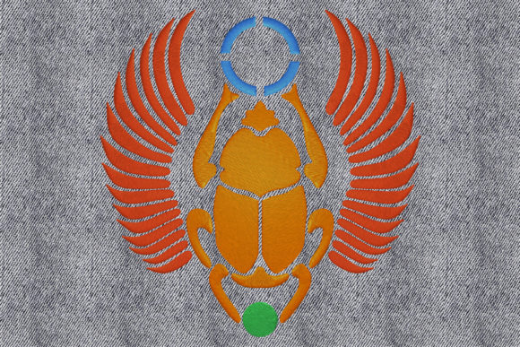 Egyptian Scarab: A Seasonal Embroidery Review
