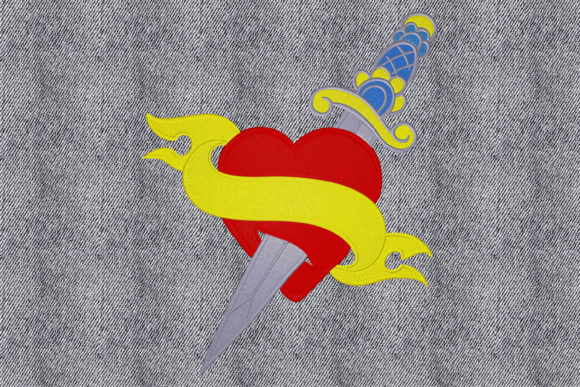 Heart with Knife: A Bold Valentine Embroidery Review