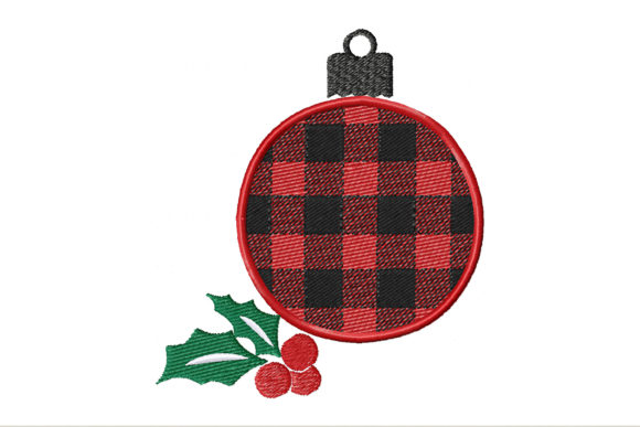 Review: Christmas Holly and Ball Embroidery Design