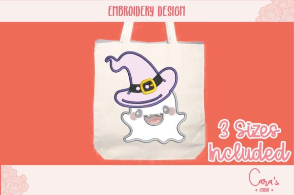 Review: Ghost with Hat Applique for Halloween Projects